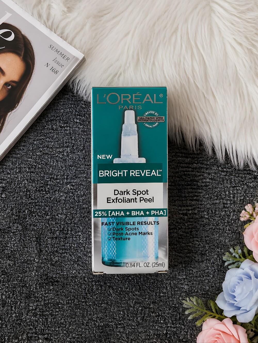 L'Oréal Bright Reveal Dark Spot Exfoliant Peel  - 25 Ml- New- Damaged Box
